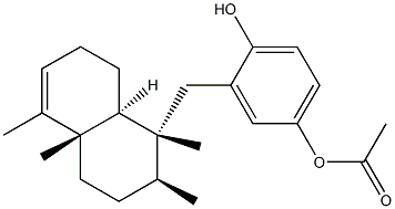 avarol monoacetate 结构式