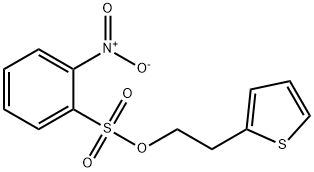 Benzenesulfonic acid, 2-nitro-, 2-(2-thienyl)ethyl ester 结构式