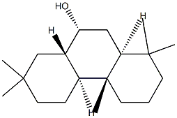 13,13-Dimethylpodocarpan-7α-ol 结构式