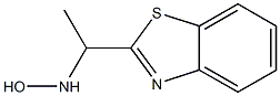 2-Benzothiazolemethanamine,N-hydroxy-alpha-methyl-(9CI) 结构式