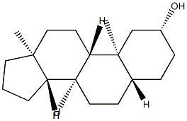 5α-Androstan-2β-ol 结构式