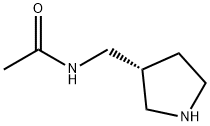 N-[(3R)-pyrrolidin-3-ylMethyl]acetaMide 结构式