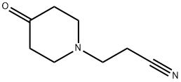 3-(4-oxopiperidin-1-yl)propanenitrile 结构式