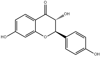 3,7,4′-三羟基黄烷酮 结构式