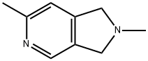 1H-Pyrrolo[3,4-c]pyridine,2,3-dihydro-2,6-dimethyl-(9CI) 结构式