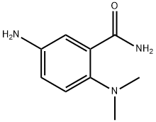 5-氨基-2-(二甲氨基)苯甲酰胺 结构式