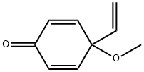 2,5-Cyclohexadien-1-one,4-ethenyl-4-methoxy-(9CI) 结构式