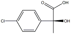 (S)-2-(4-氯苯基)-2-羟基丙酸 结构式
