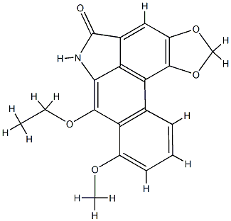 乙氧基马兜铃内酰胺 结构式