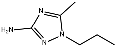 5-甲基-1-丙基-1H-1,2,4-三唑-3-胺 结构式