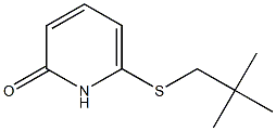 2(1H)-Pyridinone,6-[(2,2-dimethylpropyl)thio]-(9CI) 结构式