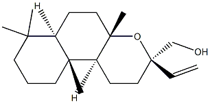 16-hydroxy-13-manoyl oxide 结构式
