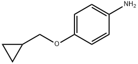 4-(cyclopropylmethoxy)aniline 结构式