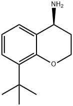 (S)-8-叔丁基苯并二氢吡喃-4-胺 结构式