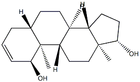 5α-Androst-2-ene-1α,17β-diol 结构式