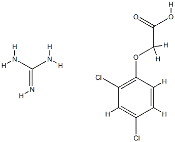GUANIDINE-2,4-DICHLORPHENOXYACETATE 结构式