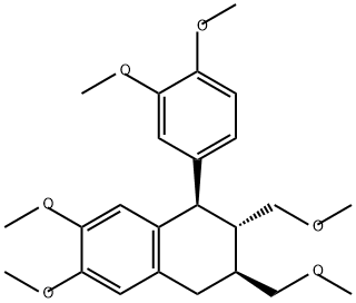 叶下珠新素 结构式