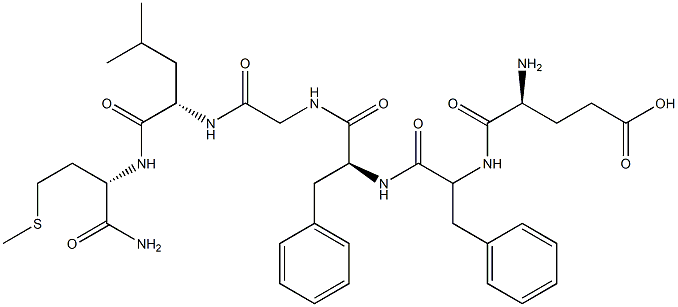 substance P (6-11), Glu(6)- 结构式