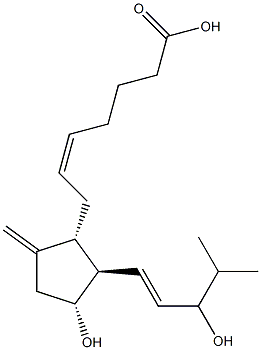 9-deoxy-16,16-dimethyl-tetranor-9-methyleneprostaglandin E2 结构式