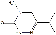 1,2,4-Triazin-3(2H)-one,4-amino-4,5-dihydro-6-(1-methylethyl)-(9CI) 结构式