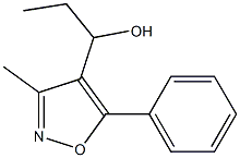 4-Isoxazolemethanol,-alpha--ethyl-3-methyl-5-phenyl-(9CI) 结构式