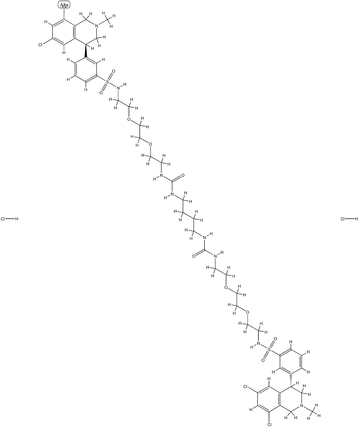 TENAPANOR HCL (2盐) 结构式