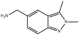 5-Aminomethyl-2,3-dimethyl-2H-indazole 结构式