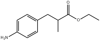 ETHYL2-(4-AMINOBENZYL)PROPANOATE 结构式