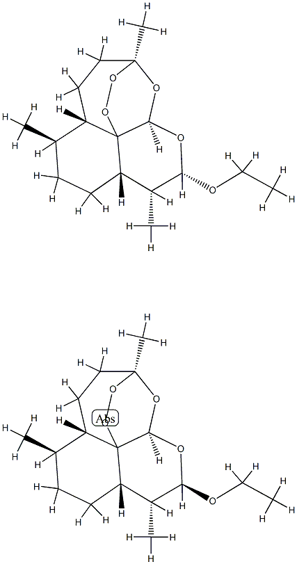 ALPHA/BETA-ARTEETHER 结构式