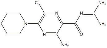 N(5)-piperidine-amiloride 结构式