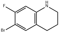 6-溴-7-氟-1,2,3,4四氢喹啉 结构式