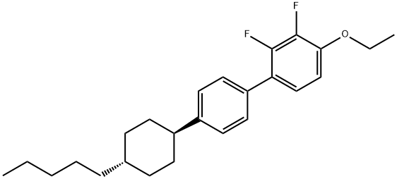 4-乙氧基-2,3-二氟-4'-(反式-4-戊基环己基)-1,1'-联苯 结构式