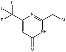 2-氯甲基-6-三氟甲基嘧啶-4-醇2-氯甲基-4-羟基-6-三氟甲基嘧啶 结构式
