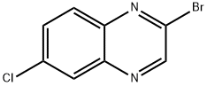 2-溴-6-氯喹噁啉 结构式