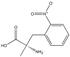 (S)-Α-METHYL-2-NITROPHENYLALANINE·H<SUB>2<SUB>O 结构式