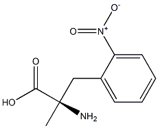 (R)-Α-METHYL-2-NITROPHENYLALANINE·H<SUB>2<SUB>O 结构式