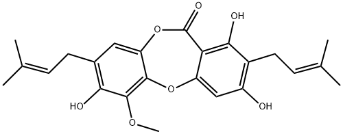PAUCINERVIN A 结构式