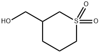 3-(羟甲基)四氢-2H-噻喃1,1-二氧化物 结构式