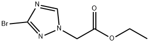 ethyl (3-bromo-1H-1,2,4-triazol-1-yl)acetate(SALTDATA: FREE) 结构式