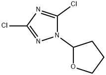 3,5-dichloro-1-(tetrahydro-2-furanyl)-1H-1,2,4-triazole(SALTDATA: FREE) 结构式