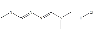 1,2-二<<二甲胺基>亚甲基>肼二盐酸盐 结构式