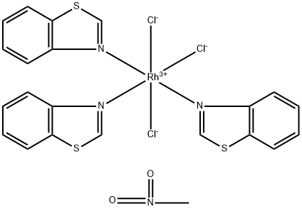 tris(benzothiazole-N)trichlororhodium(III) 结构式