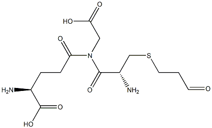 S-(2-aldehydoethyl)glutathione 结构式