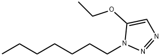 1H-1,2,3-Triazole,5-ethoxy-1-heptyl-(9CI) 结构式