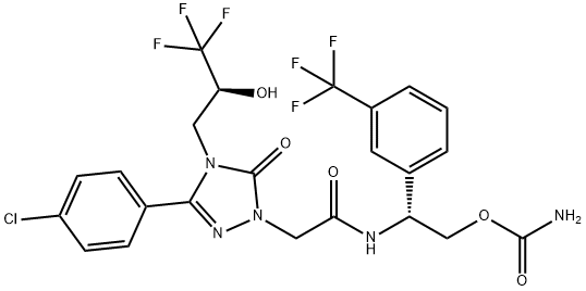 Ribuvaptan 结构式