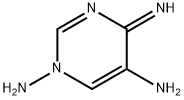 1,5(4H)-Pyrimidinediamine,4-imino-(9CI) 结构式