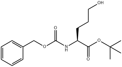 5-羟基-N-苄氧羰基-L-正缬氨酸叔丁酯 结构式