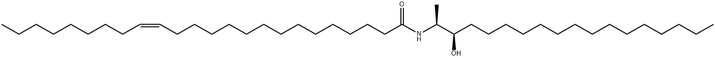 N-NERVONOYL-1-DEOXYSPHINGANINE (M18:0/24:1);N-C24:1-DEOXYSPHINGANINE 结构式