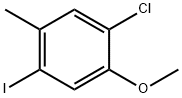 1-氯-4-碘-2-甲氧基-5-甲基苯 结构式