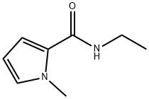 1H-Pyrrole-2-carboxamide,N-ethyl-1-methyl-(9CI) 结构式